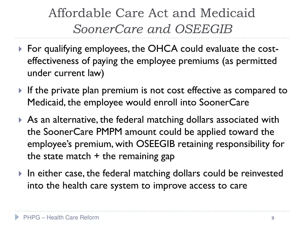 affordable care act and medicaid soonercare 1