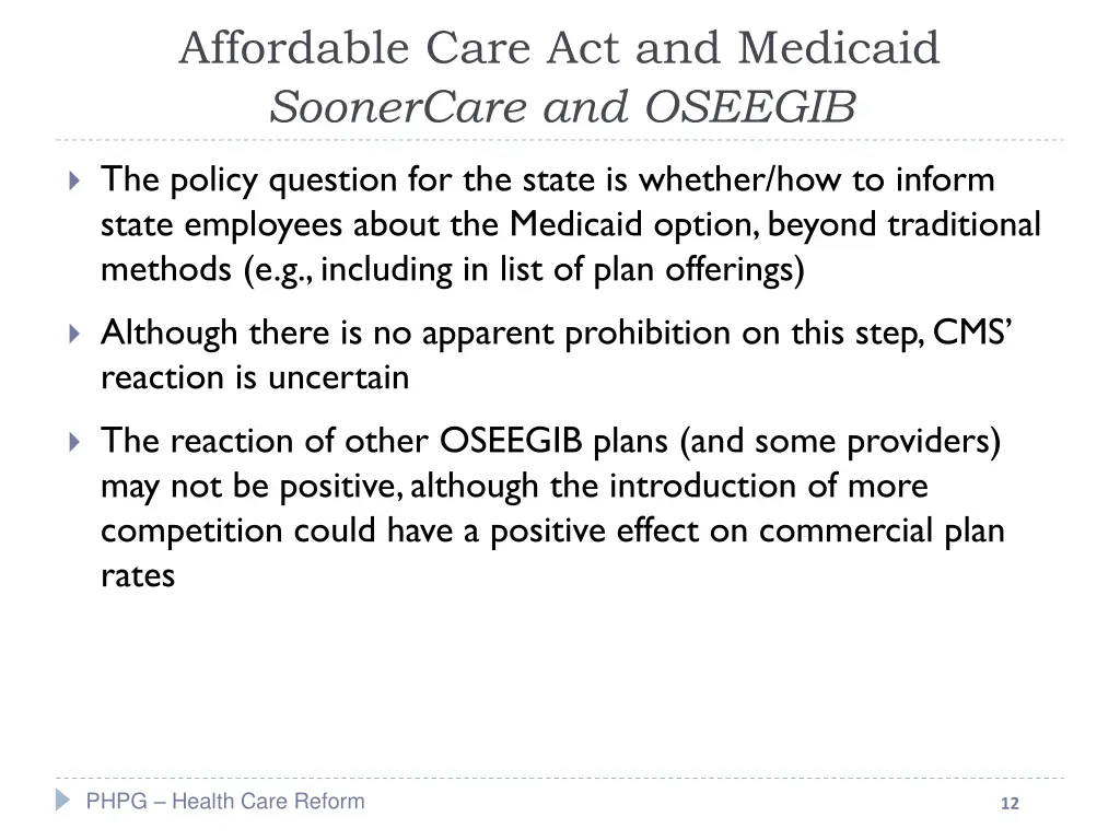affordable care act and medicaid soonercare 4