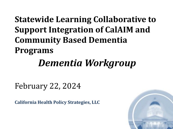 statewide learning collaborative to support