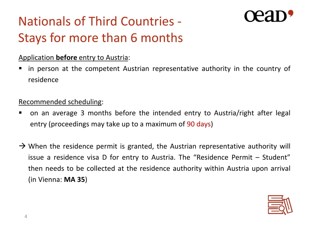 nationals of third countries stays for more than 1