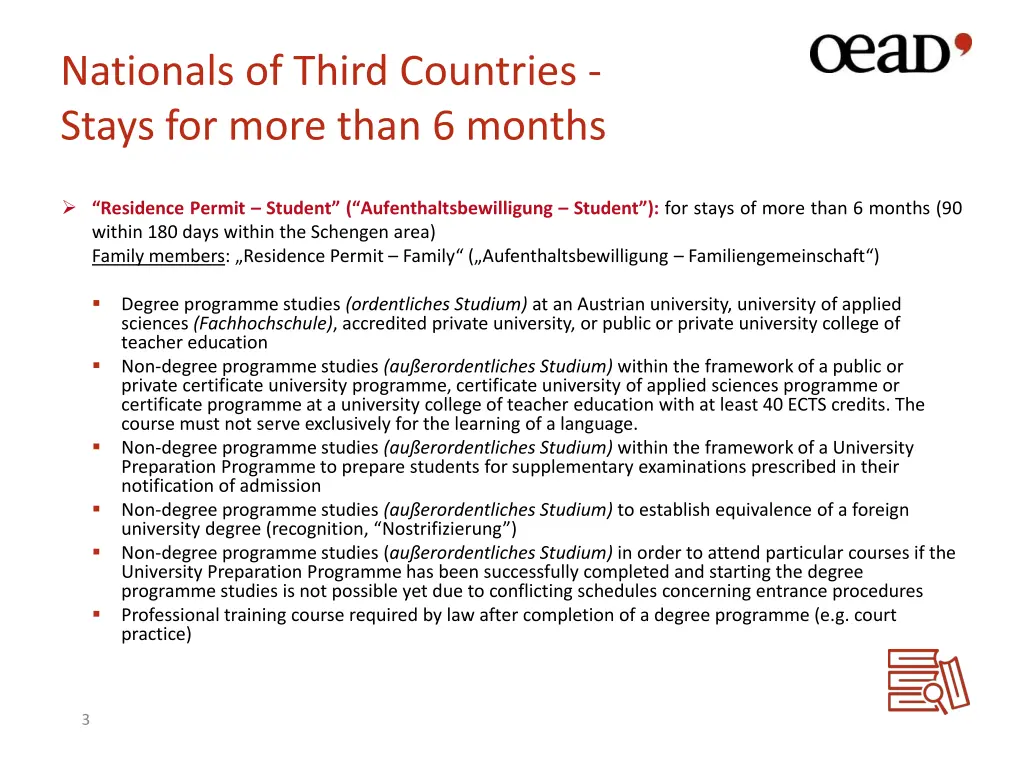 nationals of third countries stays for more than