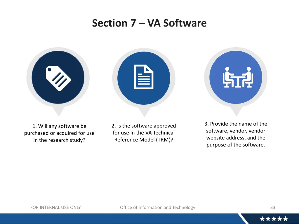 section 7 va software