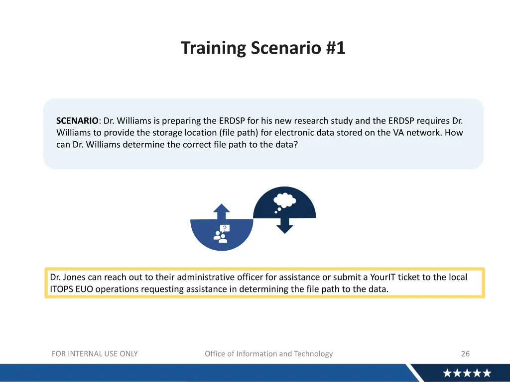 training scenario 1 3
