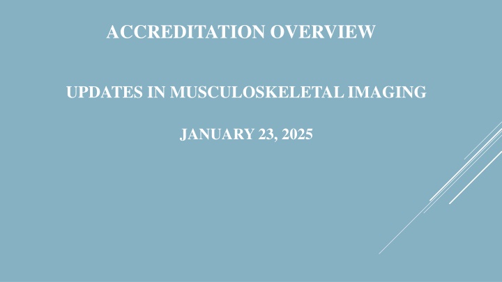 accreditation overview