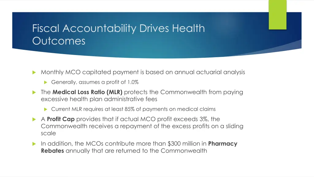 fiscal accountability drives health outcomes