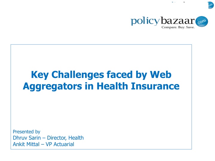 key challenges faced by web aggregators in health