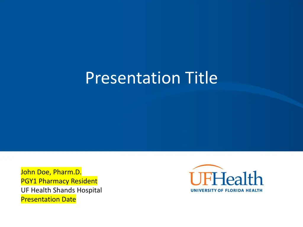 presentation title 1