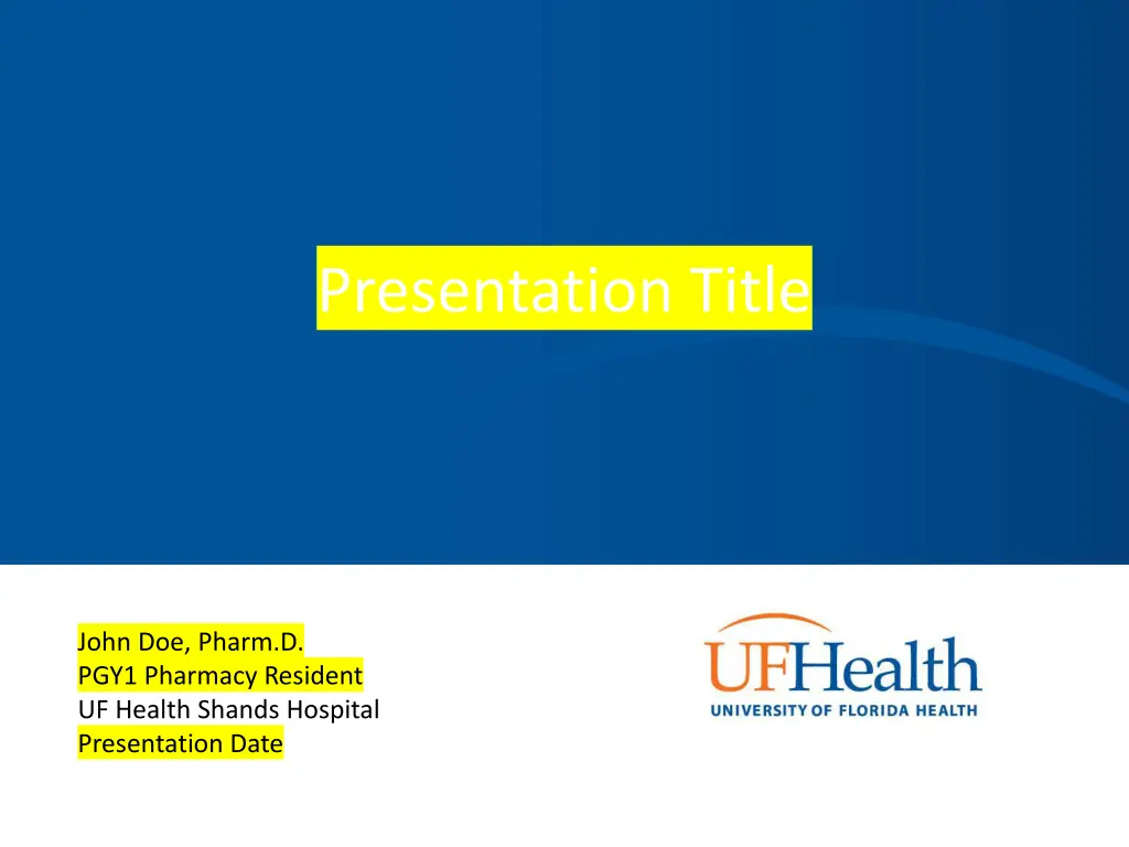 presentation title