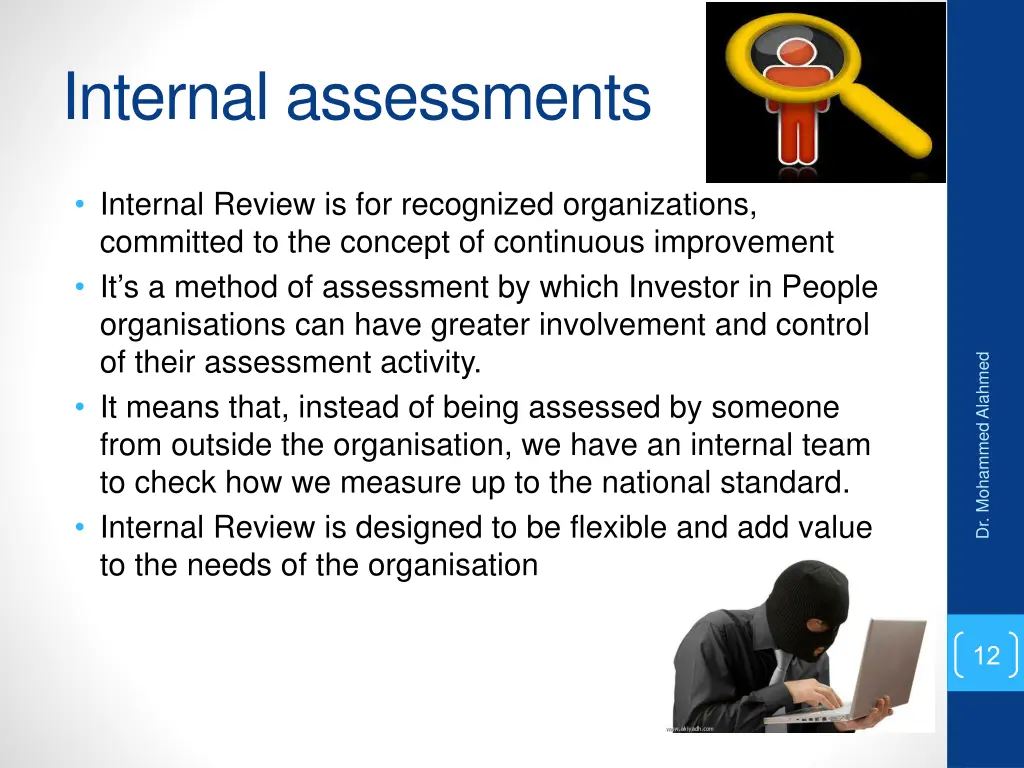 internal assessments