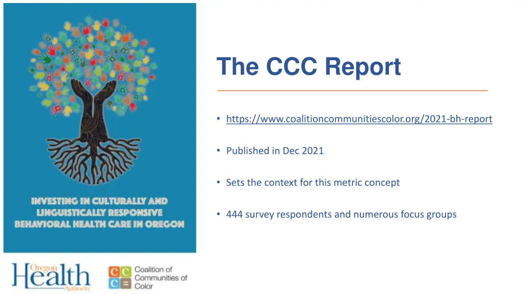 the ccc report
