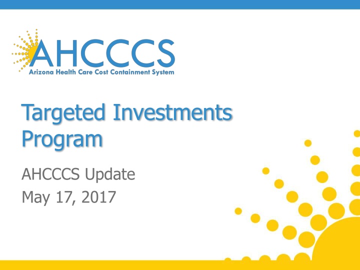 targeted investments program