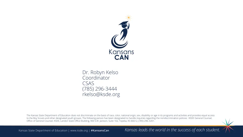 dr robyn kelso coordinator csas 785 296 3444