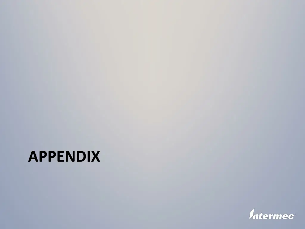 appendix