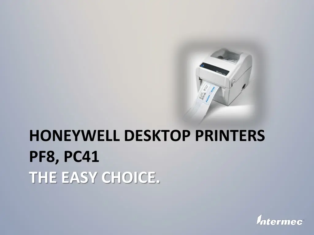 honeywell desktop printers pf8 pc41 the easy