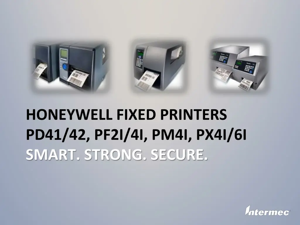 honeywell fixed printers pd41 42 pf2i 4i pm4i