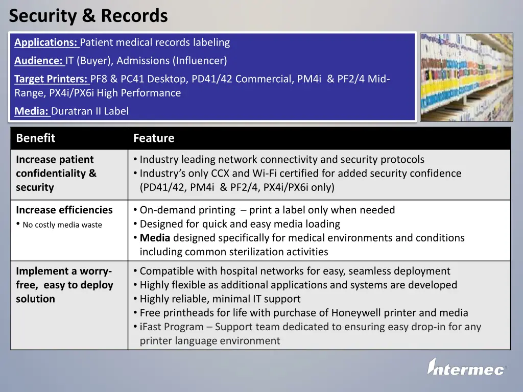 security records
