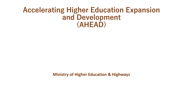 accelerating higher education expansion