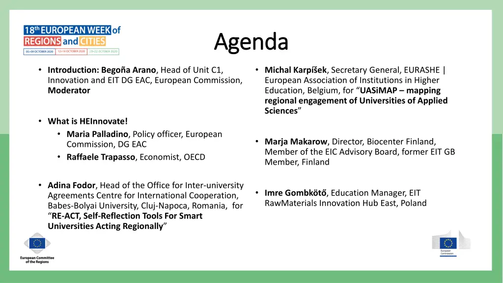 agenda agenda