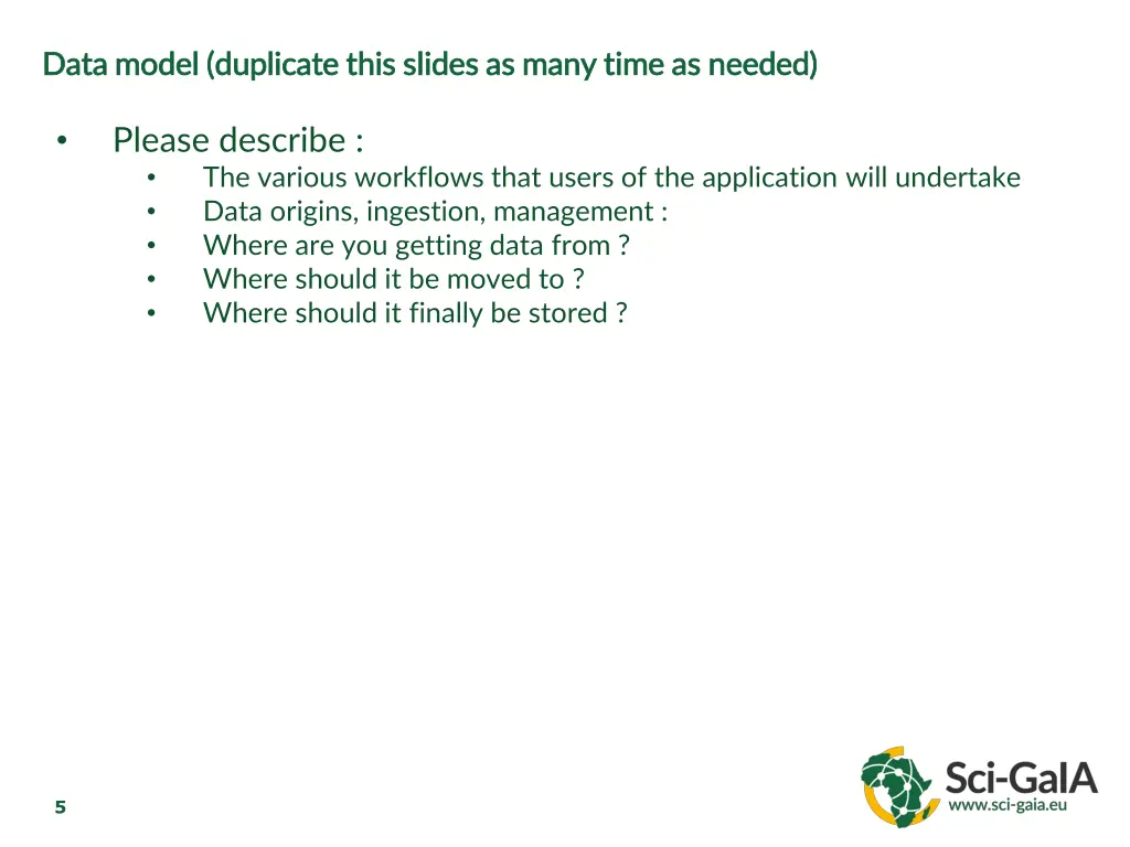 d data model duplicate this slides as many time
