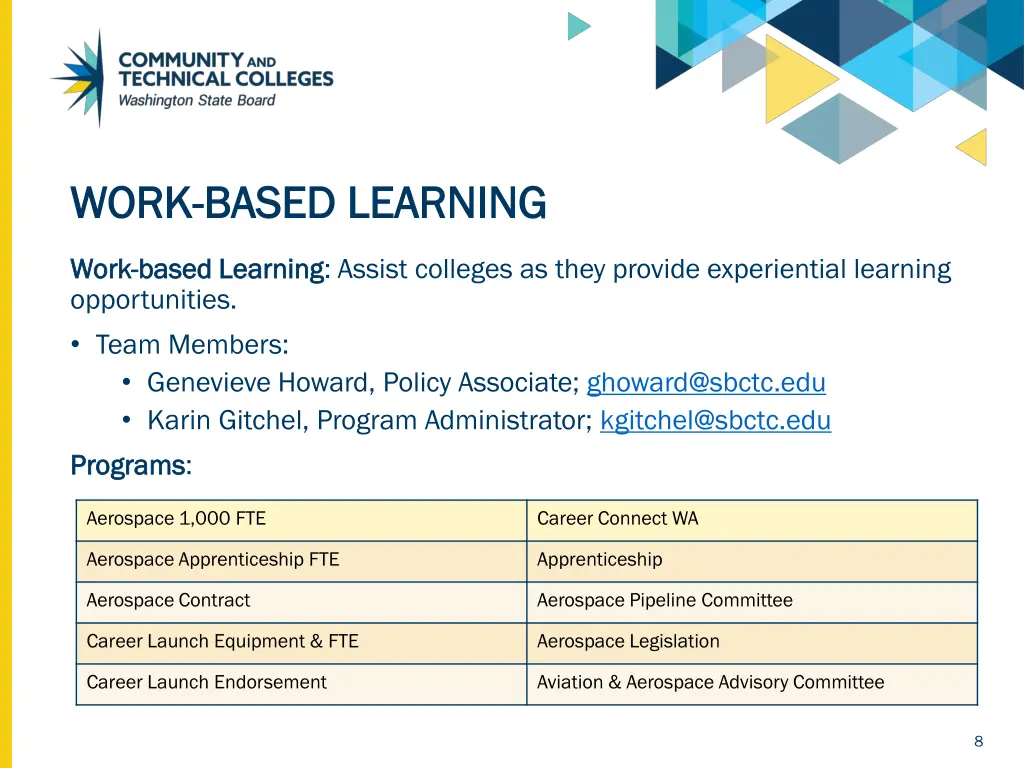 work work based learning based learning