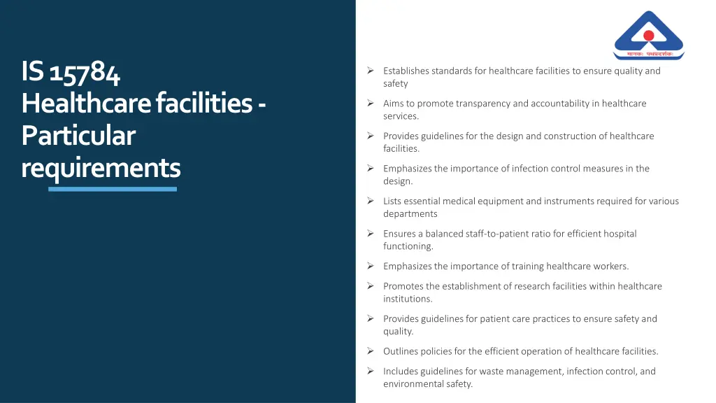is 15784 healthcare facilities particular