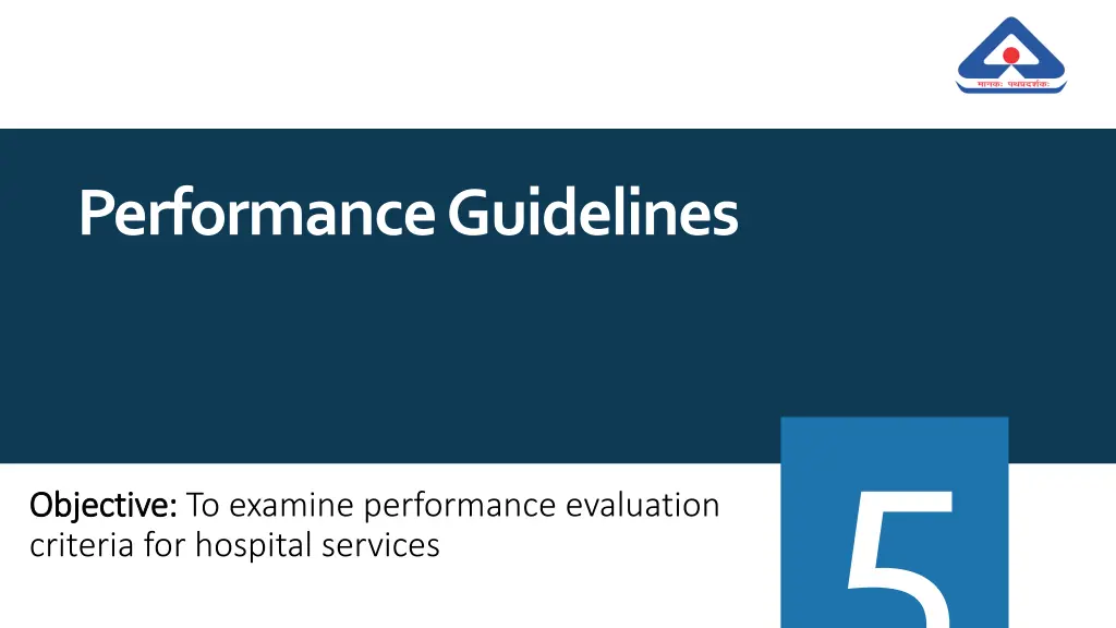 performance guidelines