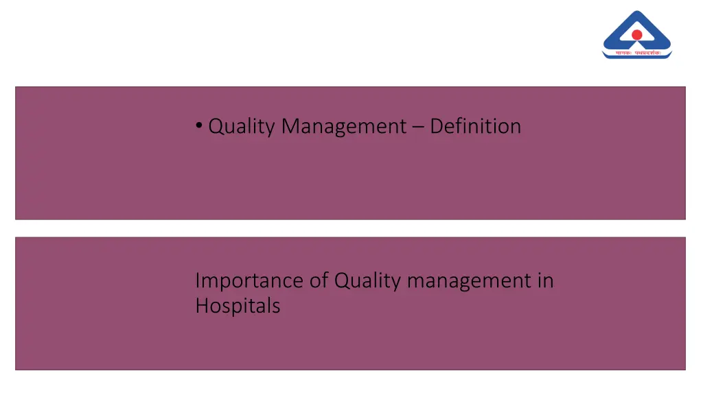 quality management definition