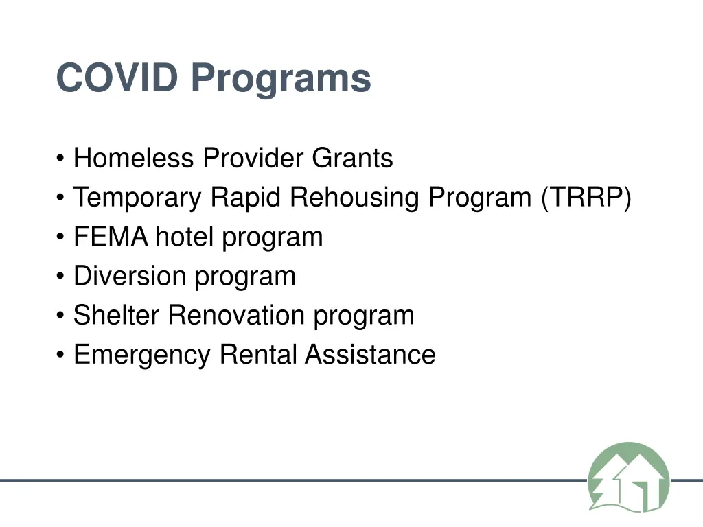 covid programs