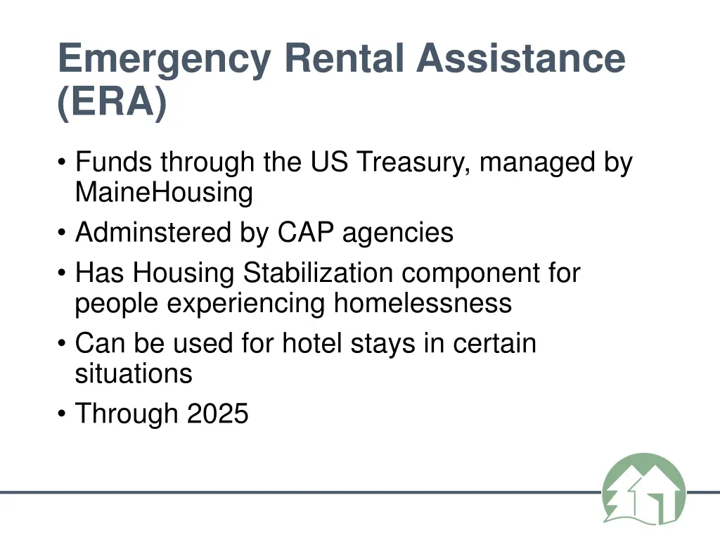 emergency rental assistance era