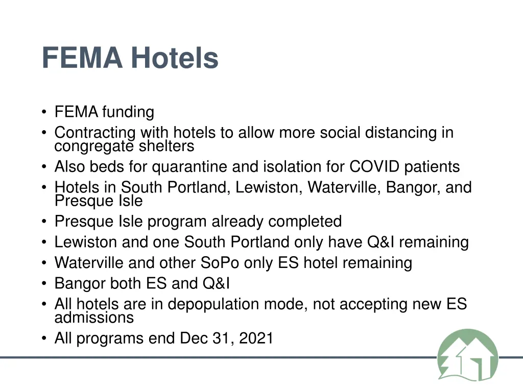 fema hotels