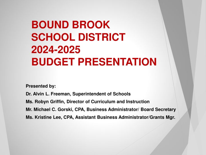 bound brook school district 2024 2025 budget