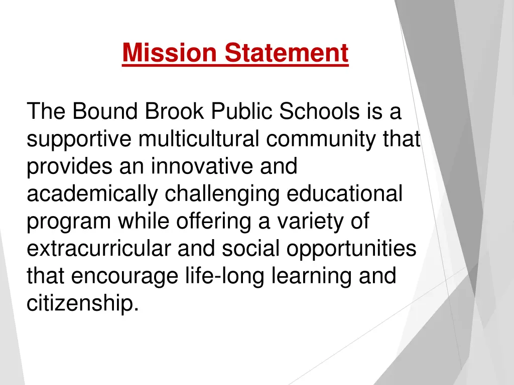 mission statement