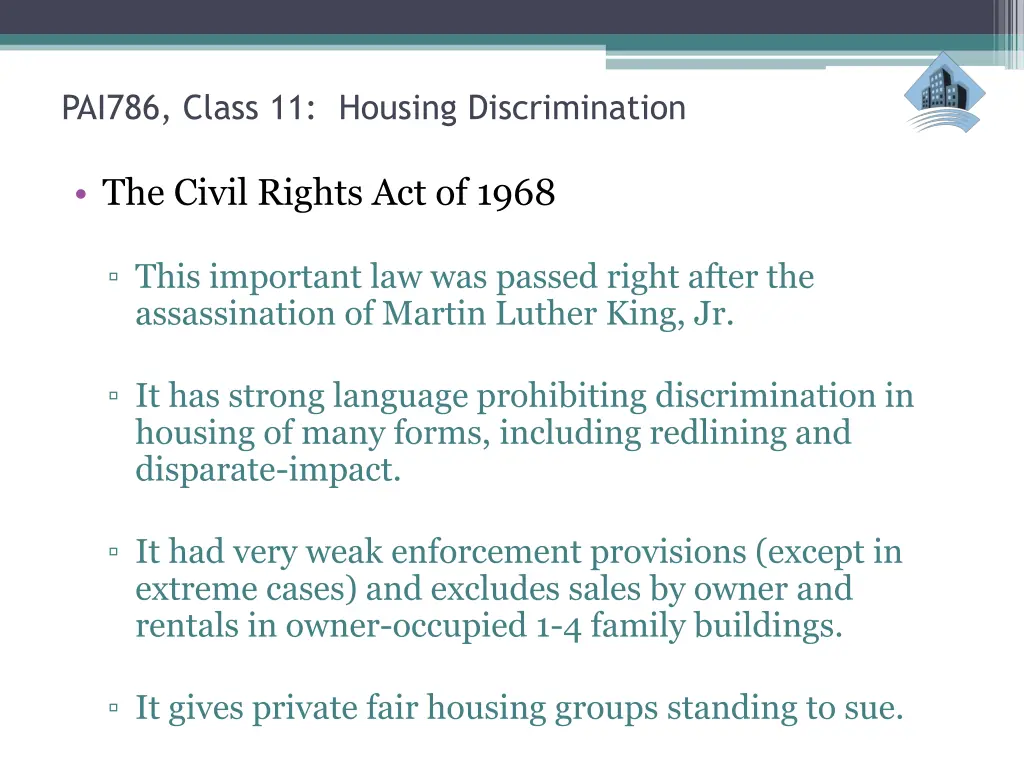 pai786 class 11 housing discrimination 20