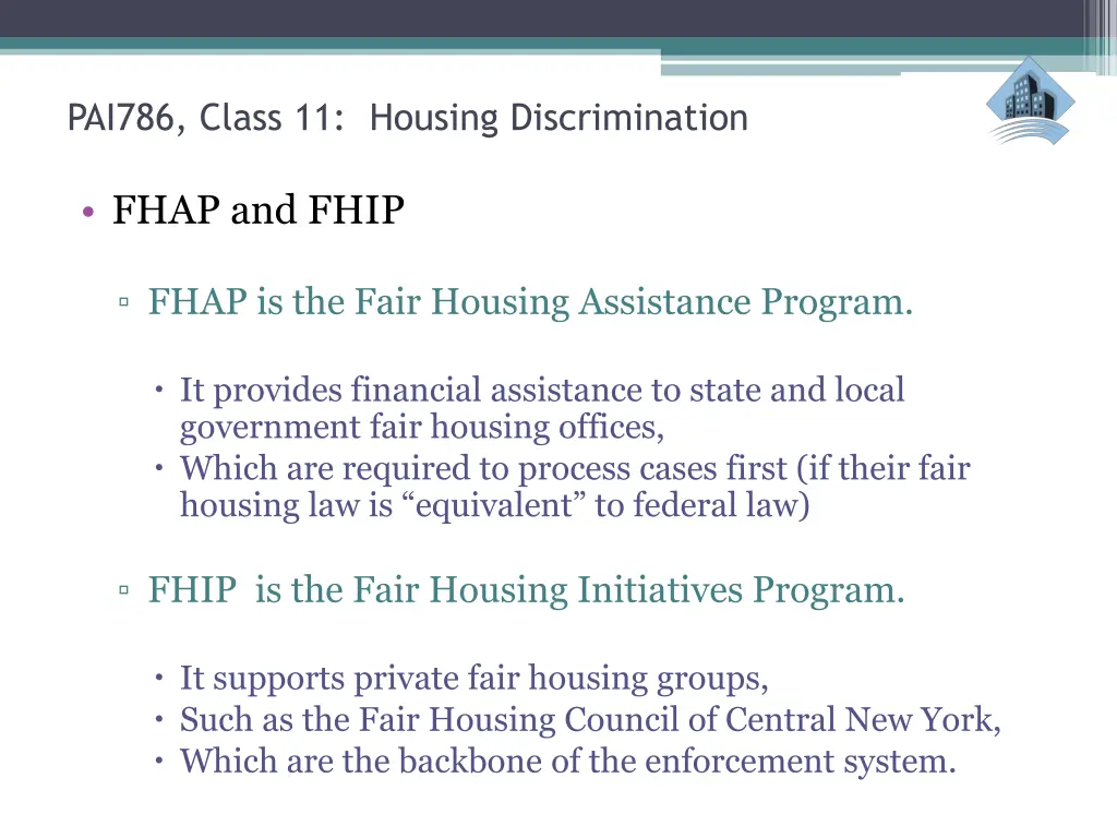 pai786 class 11 housing discrimination 22