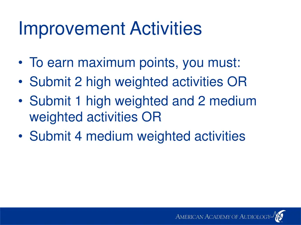 improvement activities 1