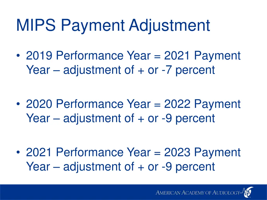 mips payment adjustment