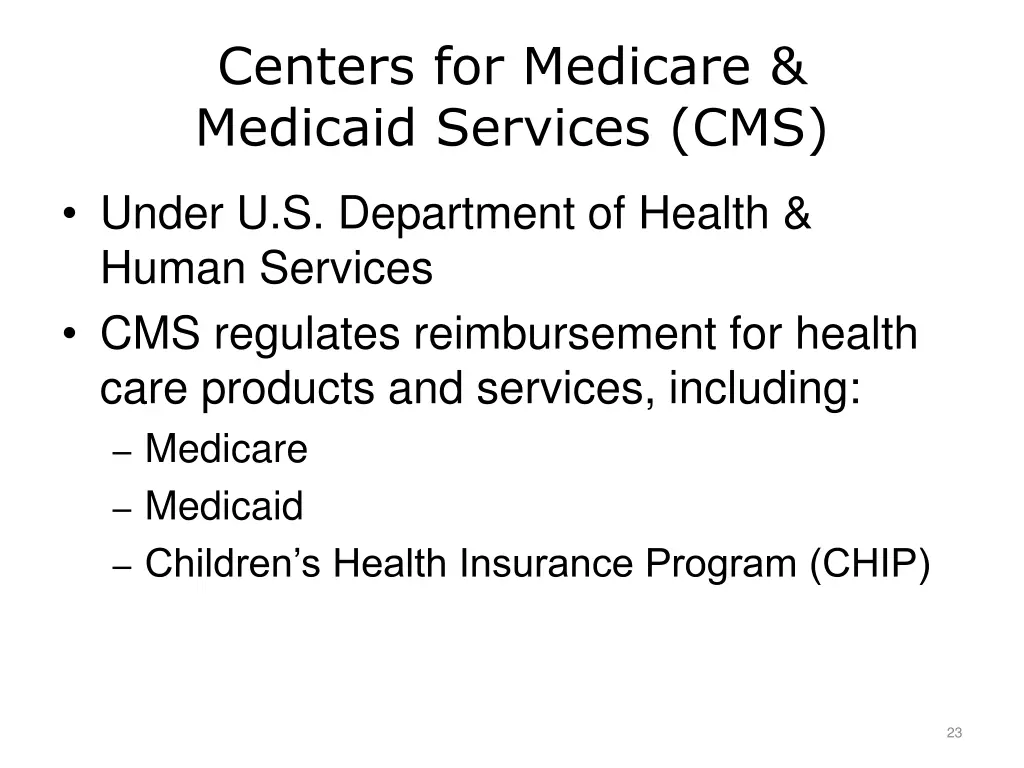 centers for medicare medicaid services cms