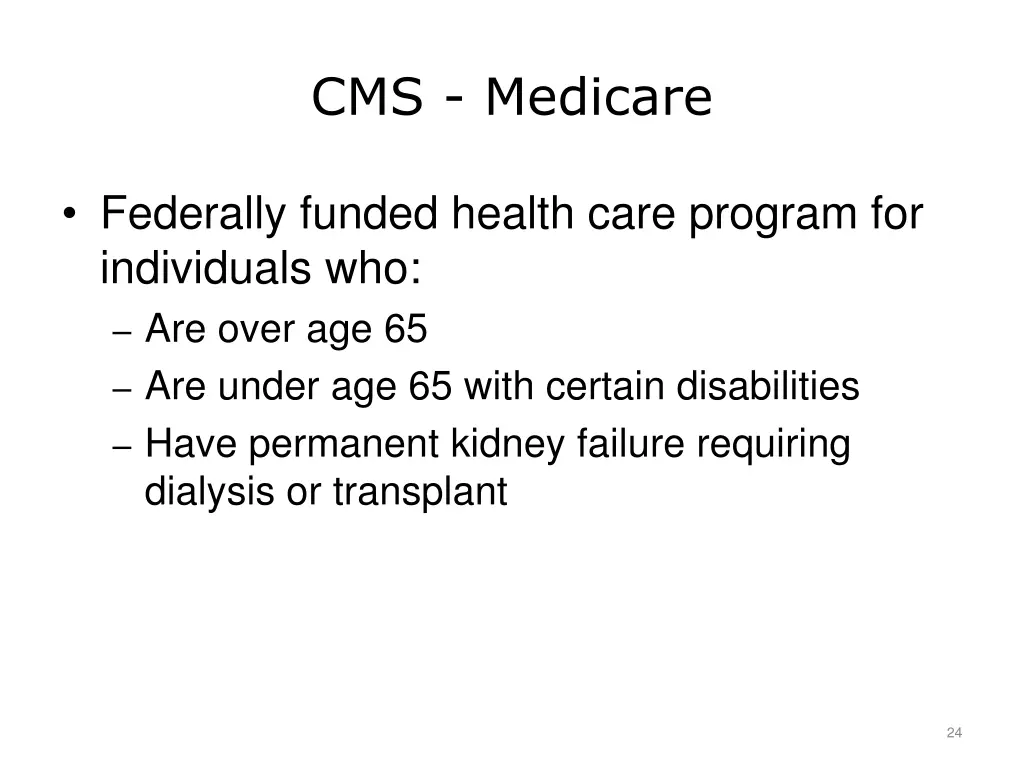 cms medicare