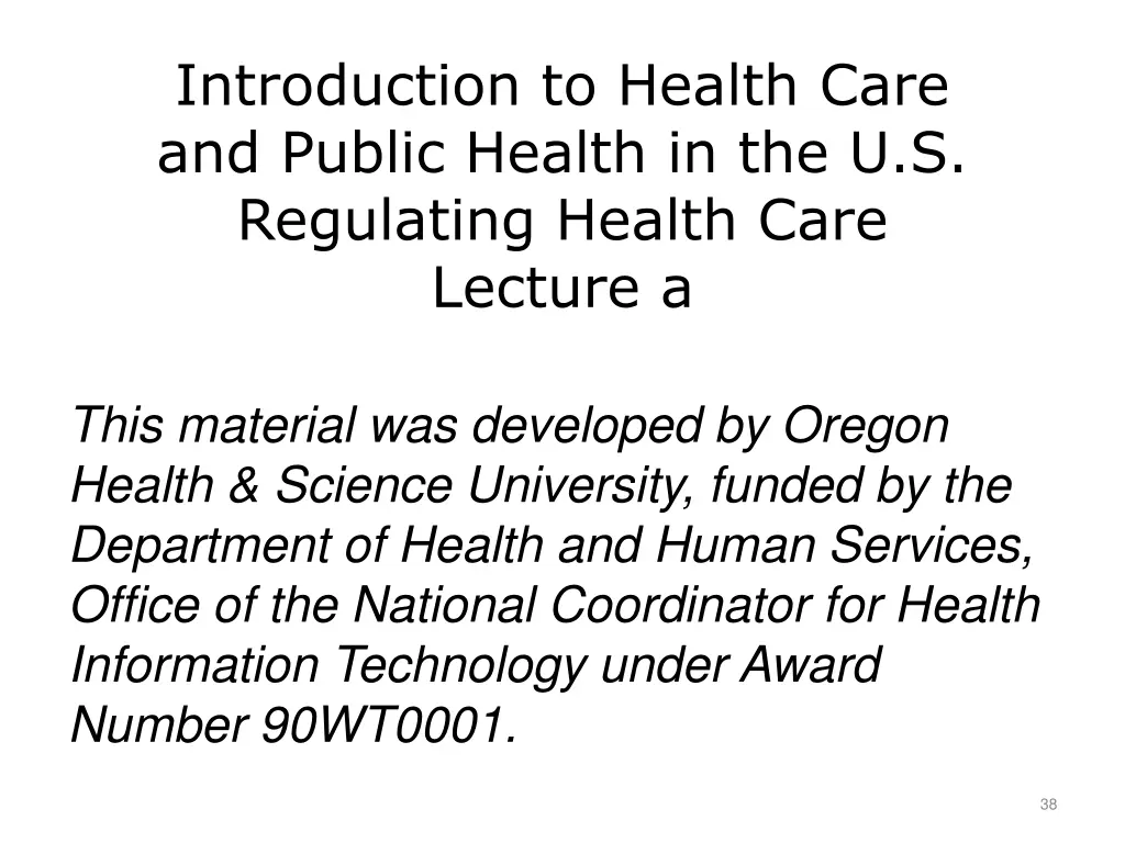 introduction to health care and public health 1