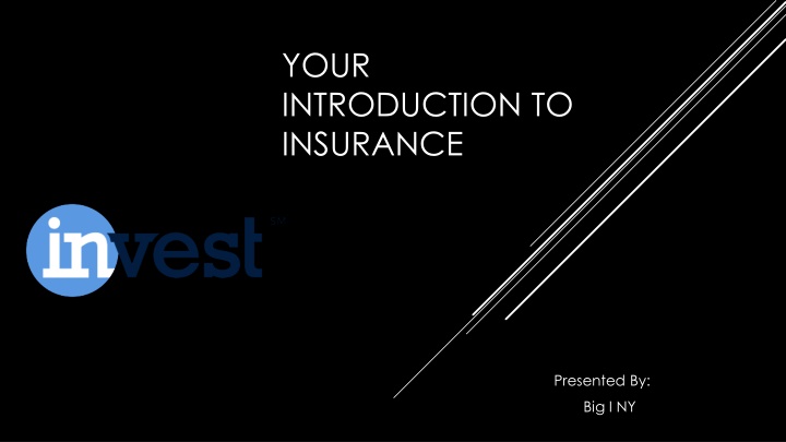 your introduction to insurance