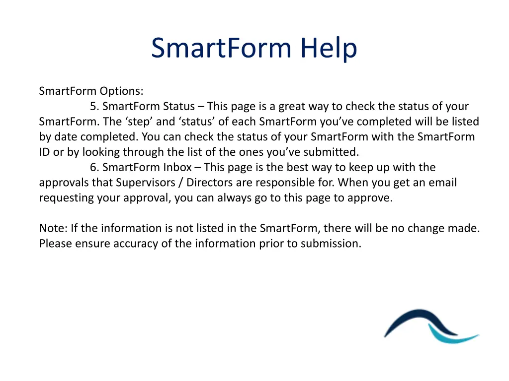 smartform help 3
