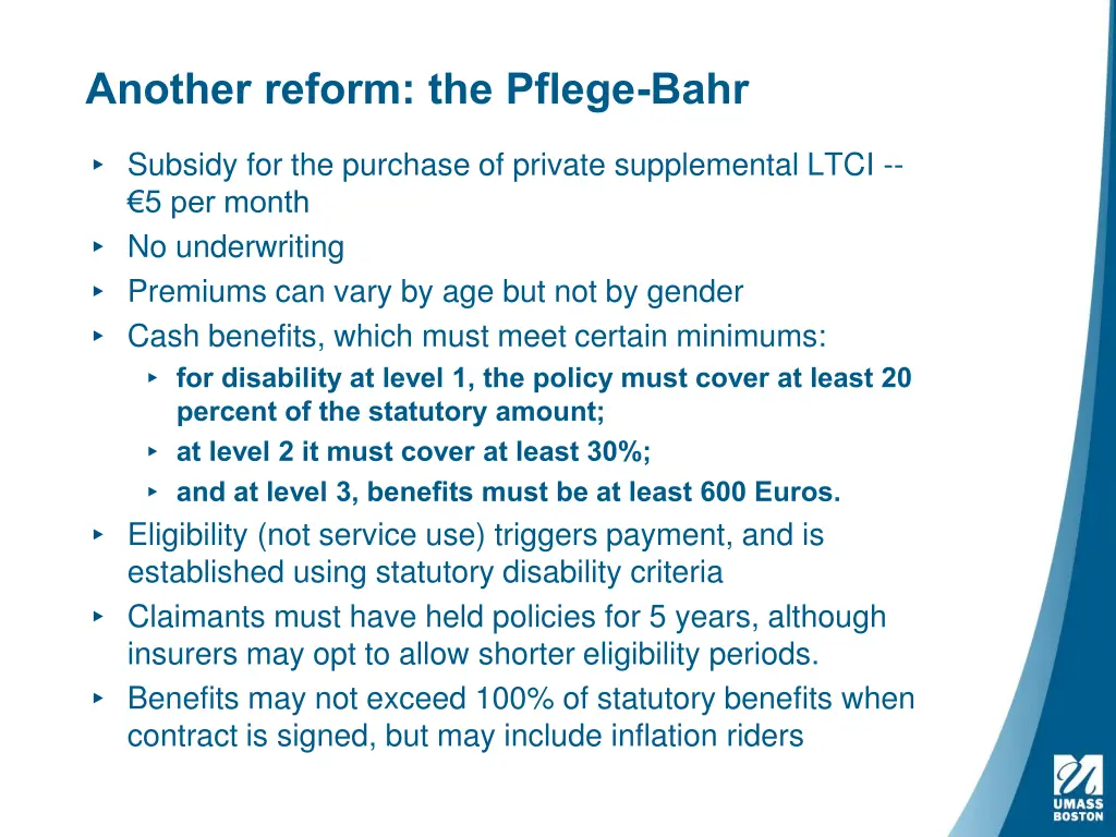 another reform the pflege bahr