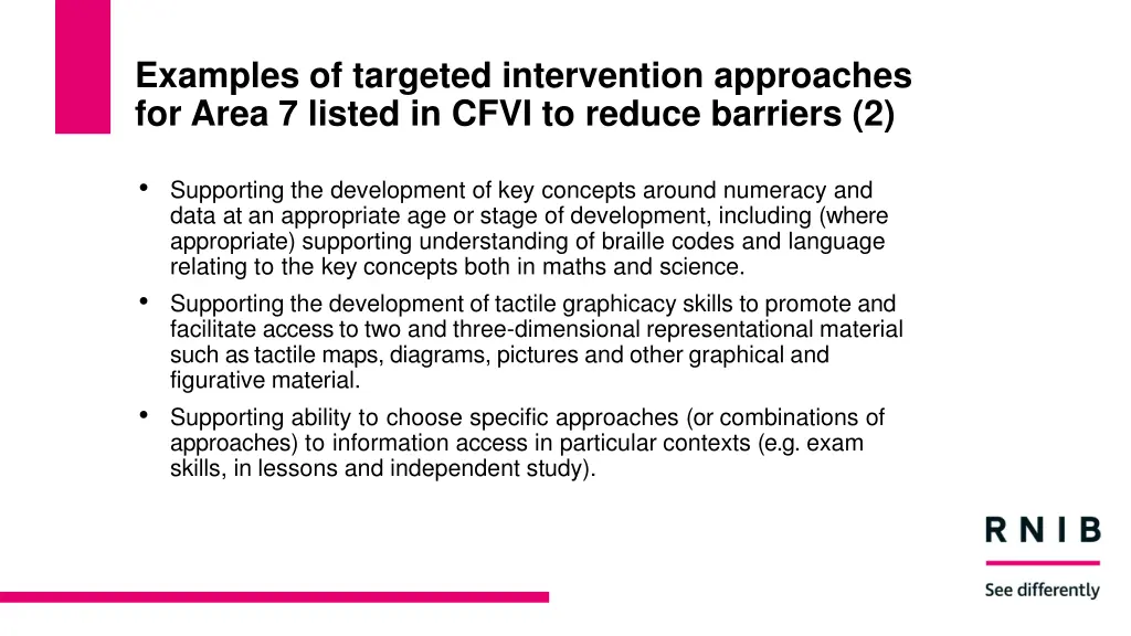 examples of targeted intervention approaches 1