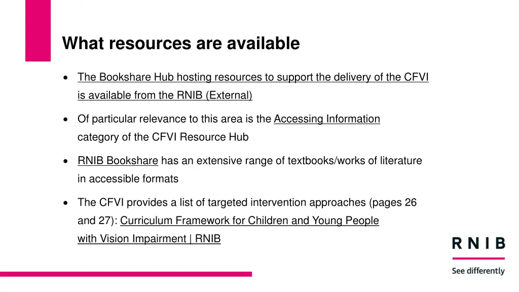what resources are available