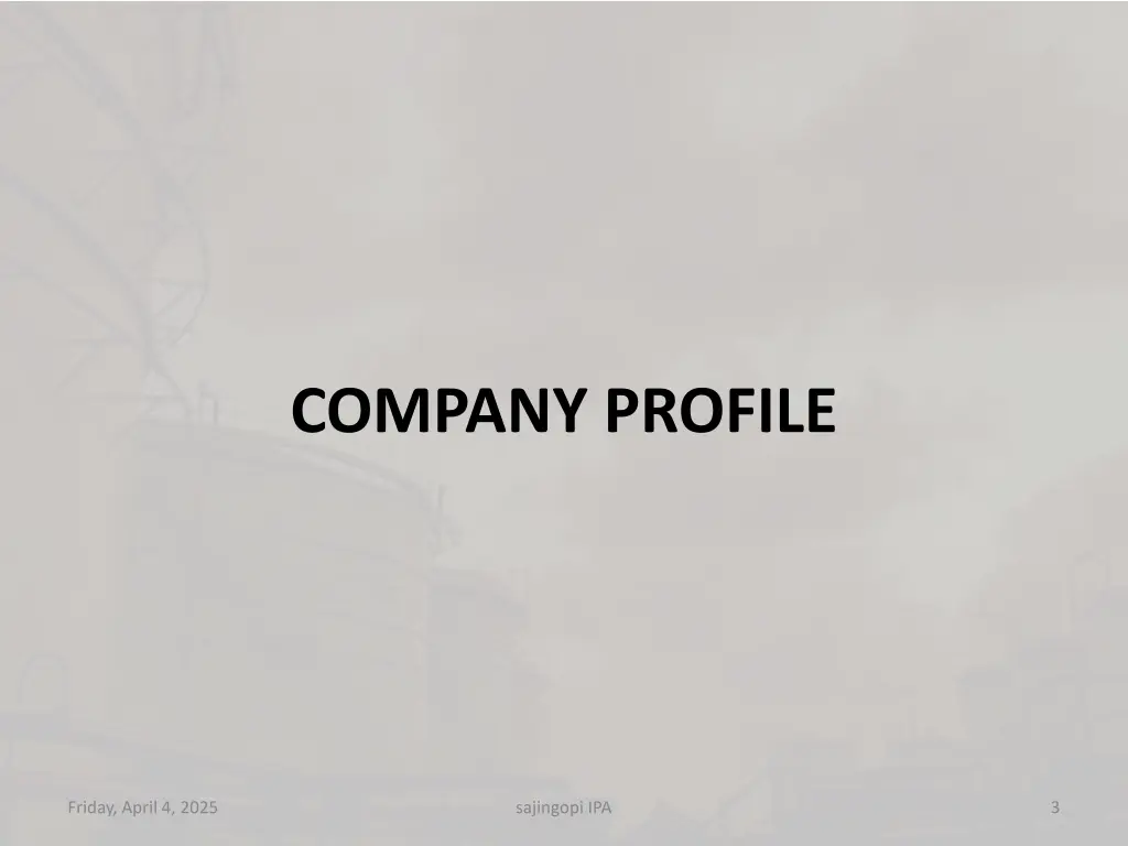 company profile