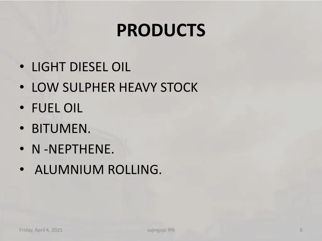 products