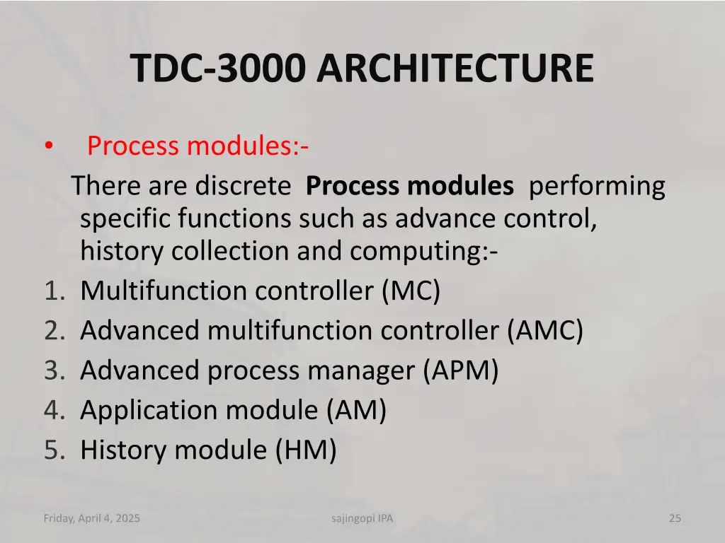 tdc 3000 architecture 2