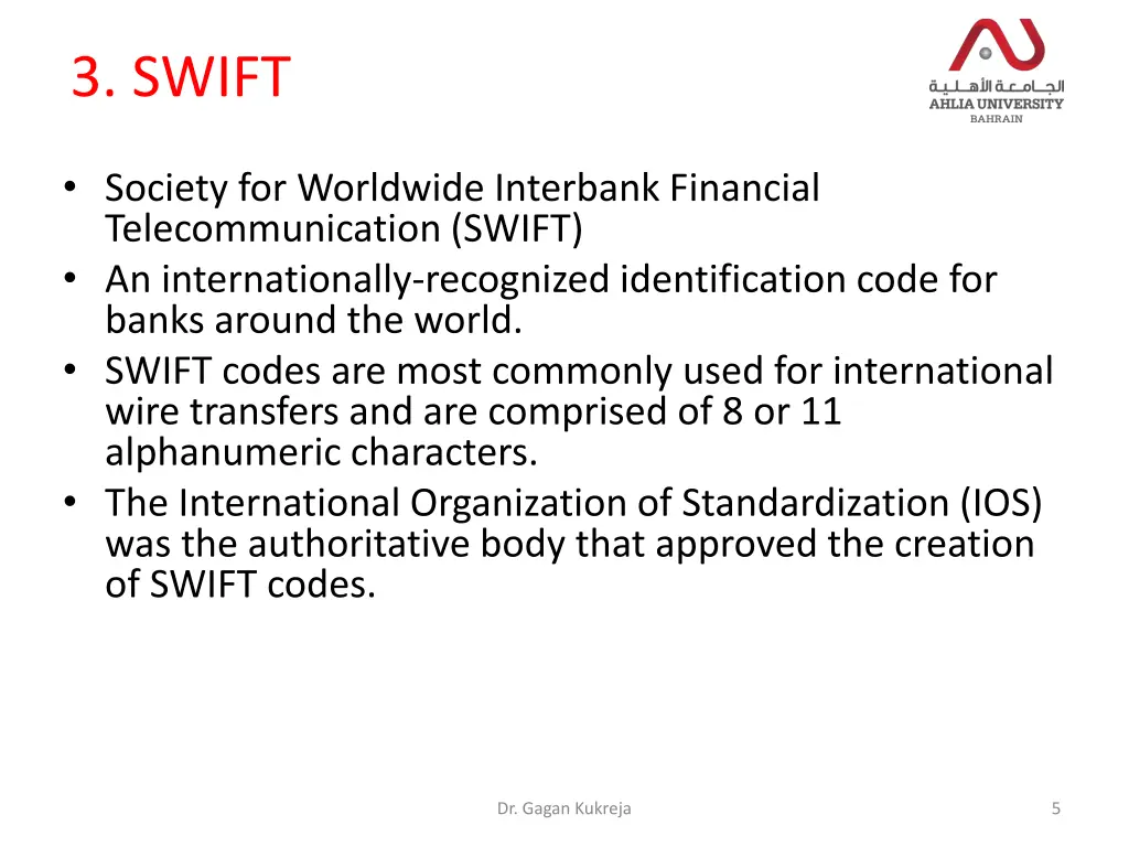3 swift