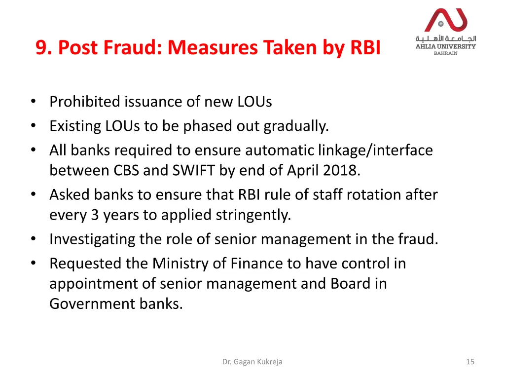 9 post fraud measures taken by rbi