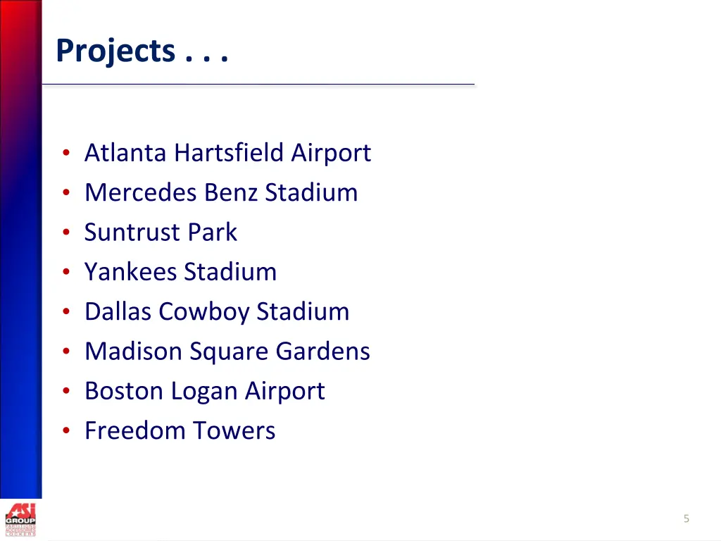projects